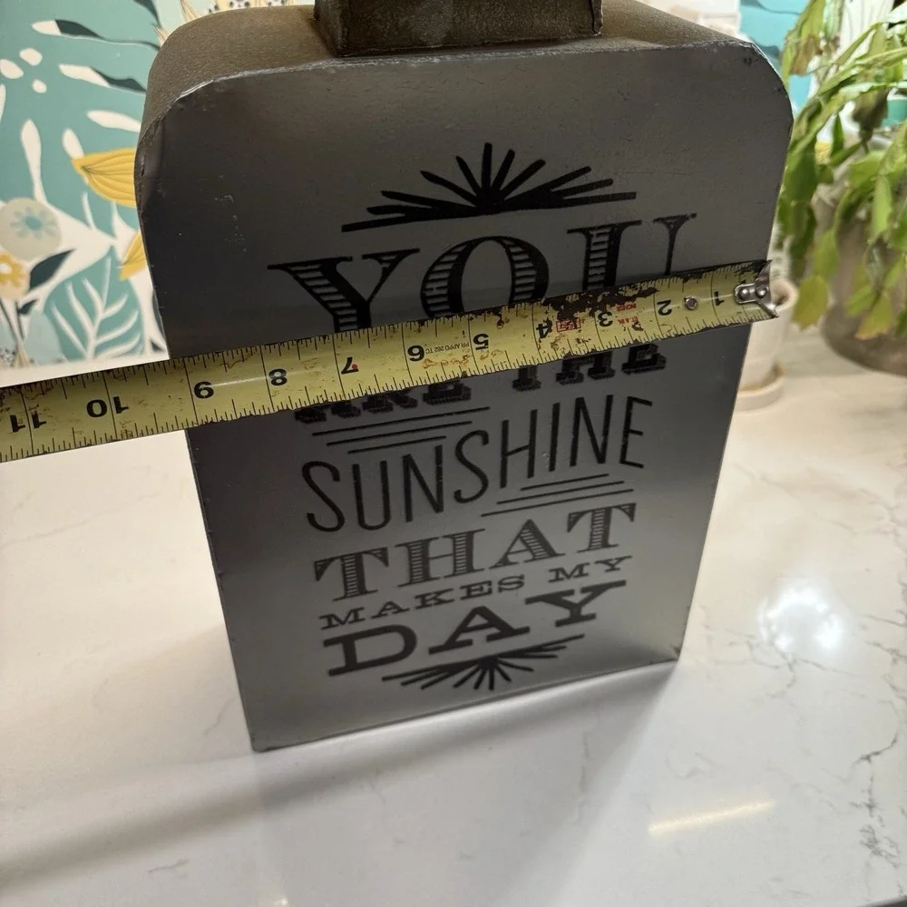 You Are The Sunshine That Makes‎ My Day Large Tin Decor Home Goods